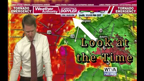 Meteorologist Prays Live on air as Tornadoes Rip through Mississippi 25 Dead