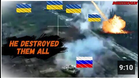 Russian Soldier Single-Handedly Destroyed 4 BRADLEY IFVs In Just 10 Minutes┃AFU Lost 12th US ABRAMS