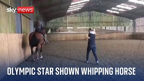 Distressing video of Olympic gold medallist's 'unacceptable' use of whip| A-Dream ✅