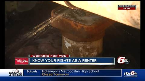 Frozen pipes leave renters without water for days