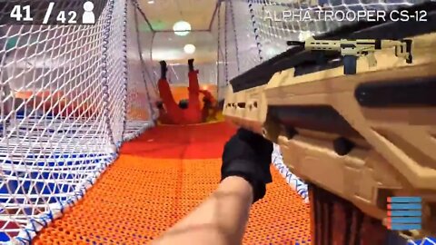 19 %% Nerf War Amusement Park Battle 4 Nerf First Person Shooter