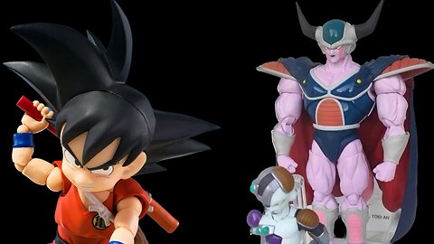 S.H.Figuarts Dragon Ball - Son Goku - Innocent Challenger King Cold & Mecha Frieza