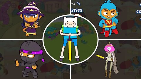 Bloons Adventure Time TD - All Characters + Level Ups