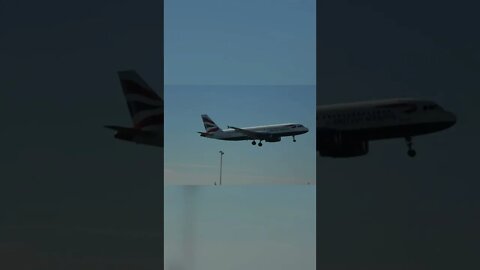 Plane Landing at Rock of Gibraltar