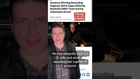 Grammy Winning Engineer Killed By SWAT At Home 😳