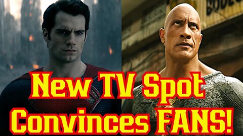 Black Adam Tv Spots Sparks Superman Rumors | Henry Cavill