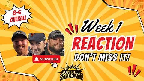 Week 1 Reaction