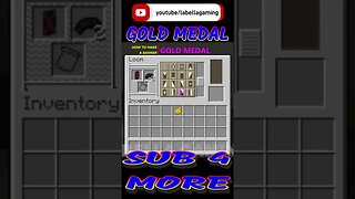 Gold Medal Banner | Minecraft