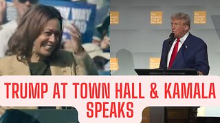 TRUMPS KILLS IT AT TOWN HALL! KAMALA HARRIS TALKS GUN VOILENTS!