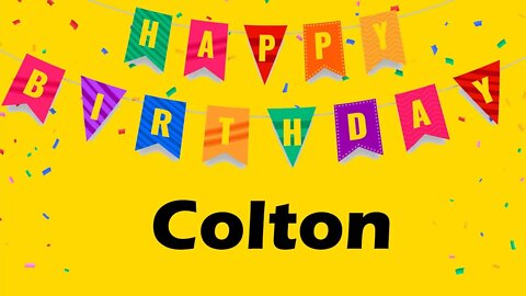 Happy Birthday to Colton - Birthday Wish From Birthday Bash