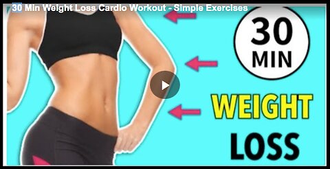 Learn simple 30-minute weight loss cardio workout exercises