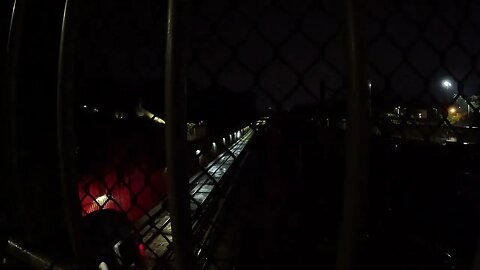 Boston 4K Orange Line T MBTA - What It Looks Like Trains at Night JP Jamaica Plain 😮🌎🚉🚲🌂🌧️