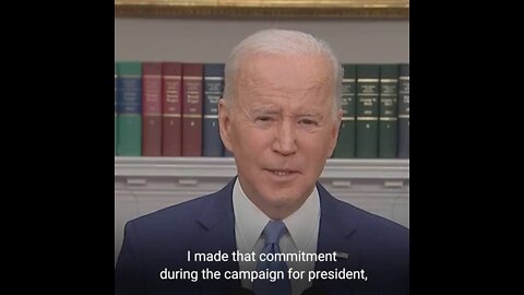 Joe Biden:- I’m keeping the commitment I made during my campaign for president