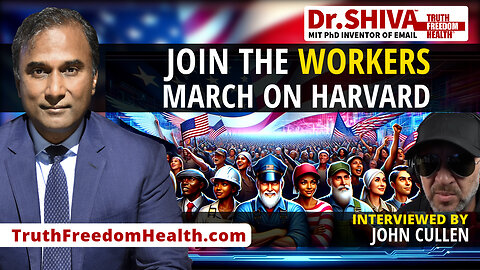 Dr.SHIVA™ LIVE – Join The WORKERS MARCH on HARVARD. #FreePalestine. #FreeAmerica. 11/11 Harvard Sq.