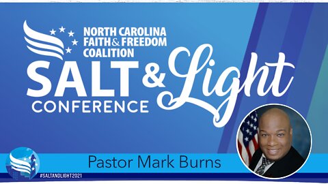 Mark Burns at the 2021 NC Faith & Freedom Salt & Light Conference