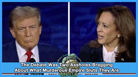 The Debate Was Two Assholes Bragging About What Murderous Empire Sluts They Are