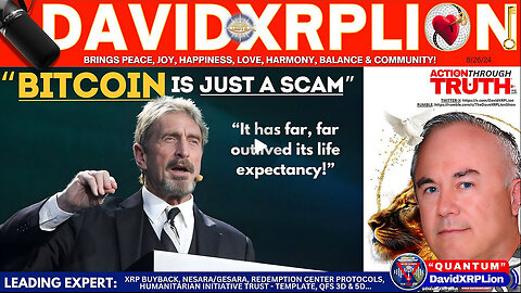 DavidXRPLion JOHN McAFEE BITCOIN HAS FAR OUTLIVED ITS LIFE EXPECTANCY MUST WATCH