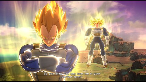 Parent-And-Son Fight (Vegeta survives ending). Dragon Ball Z Battle of Z