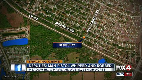 Man says he was pistol whipped and robbed