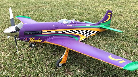 Bill's RocHobby Voodoo P-51 Mustang RC Plane Fun Flight