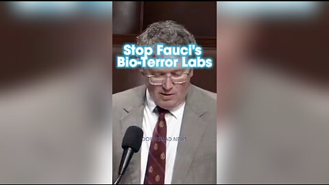 Thomas Massie: Stop Funding Gain of Function Research To Protect America From Bio-Terrorism - 11/14/23