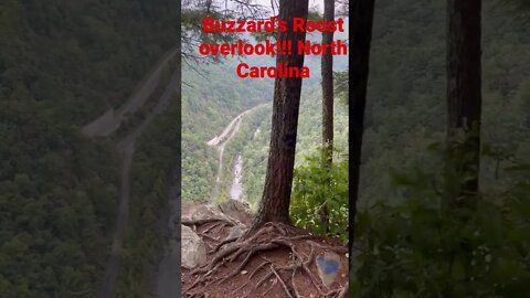 Long Way Down! Buzzard’s Roost after the Goat Trail. NC Overland #shorts