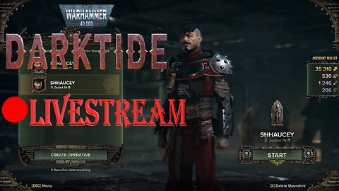 40K SHTUFF | WarHammer 40k DarkTide LiveStream