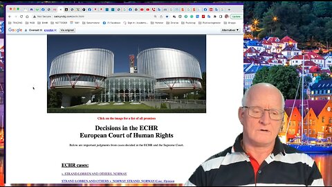 ECHR - European Court of Human Rifghts, premisses