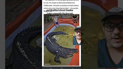 A 23 foot crocodile in india??