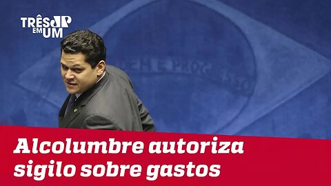 Presidente do Senado, Davi Alcolumbre autoriza sigilo sobre gastos feitos com verba indenizatória