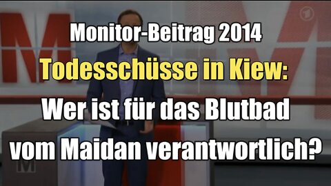 Todesschüsse in Kiew: Wer ist für das Blutbad vom Maidan verantwortlich? (Monitor I 10.04.2014)