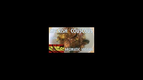 HEALTHY!!! SPANISH COUSCOUS WITH AROMATIC VEGGIES!!!