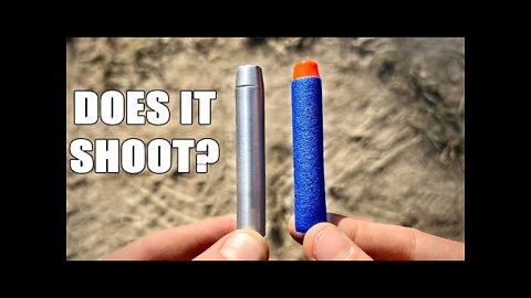 Testing the longest bullet ever made (3 foot long NERF dart)