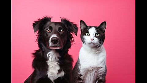 Cat and dog Funny video 😅