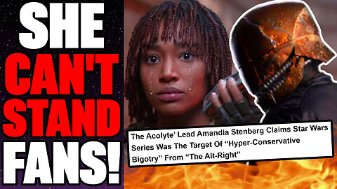 Amandla Stenberg RESPONDS To The Acolyte CANCELLATION By BLAMING FANS! | Disney Lucasfilm DISASTER!