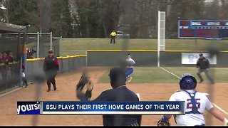 BSU softball team plays at home