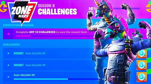 The New "ZONE WARS" Challenges & Rewards In Fortnite! (Zone Wars LTM!)