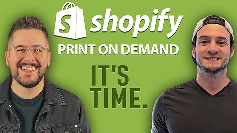 It's Time — I'm Starting My Shopify Print on Demand Store (w/ @KerryEgeler )