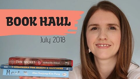 July 2018 Book Haul UK ¦ Personal Development Self Help ¦ Booktube