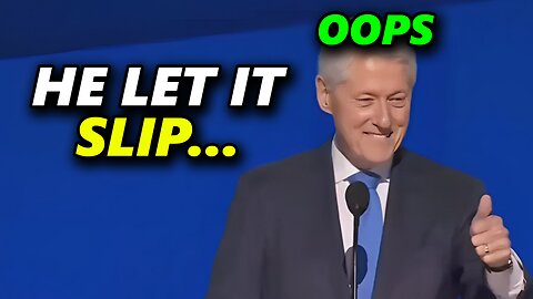 Bill Clinton CANCELS HIMSELF At The DNC