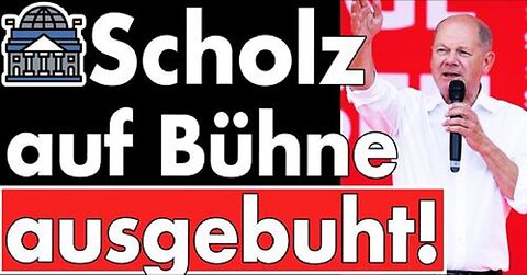 Hau ab Olaf & Buhrufe in Dresden zum Wahlkampfauftakt für die SPD in Sachsen! Schickt sie unter 5%!