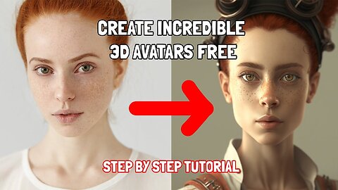 How To Create Amazing FREE 3D Avatars - Midjourney