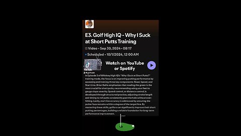 🎯 **Why Do You Struggle with Short Putts? Let’s Fix That!** 🎯