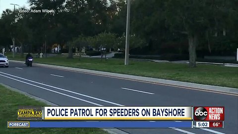 VIDEO: Motorcycles race through Bayshore Boulevard