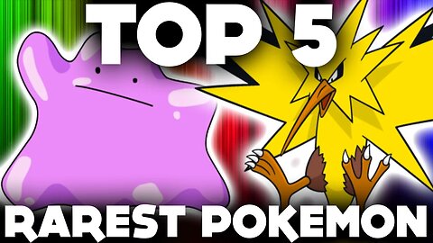 TOP 5 RAREST Pokemon to Catch in POKEMON GO! (Rare Pokemon in Pokemon GO)