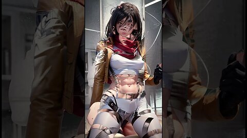 Ai Anime - Mikasa Ackerman #shorts #attackontitan #mikasaackerman