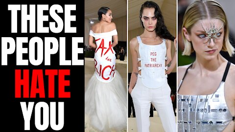 These People Hate You | STUNNING Hypocrisy At Met Gala, Rules Don't Apply For The Hollywood Elites!