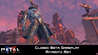 Metal Revolution - Closed Beta Gameplay: Miyamoto Ren