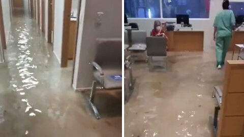 Devastating footage shows flooding in Porto Alegre hospital