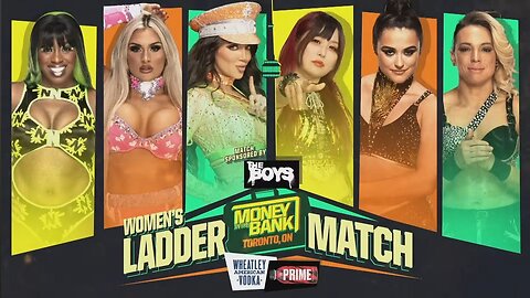 Women's Money In The Bank Ladder Match 2024 - Highlights.